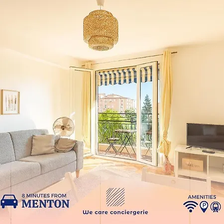 Spacious T3 Near The And Station Semesterbostad Roquebrune-Cap-Martin